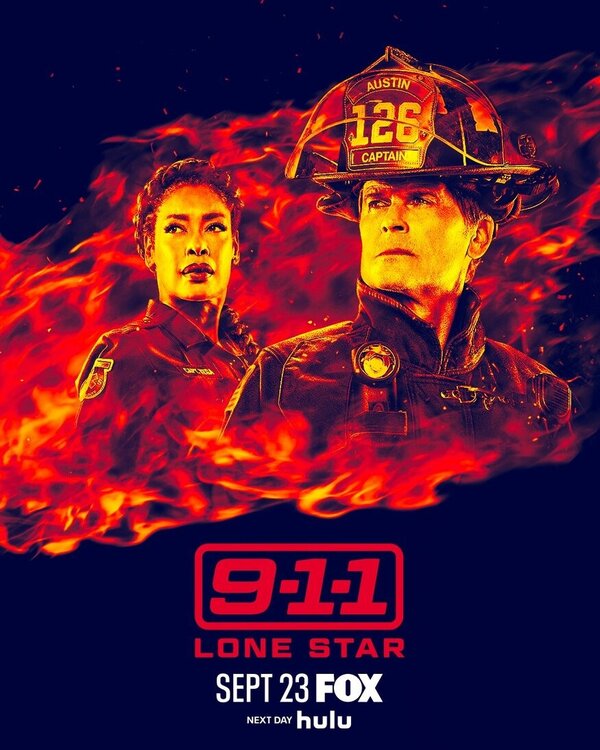 Постер: 911: Одинокая звезда (2020)