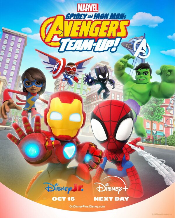 Постер: Spidey and Iron Man: Avengers Team-Up! (2025)