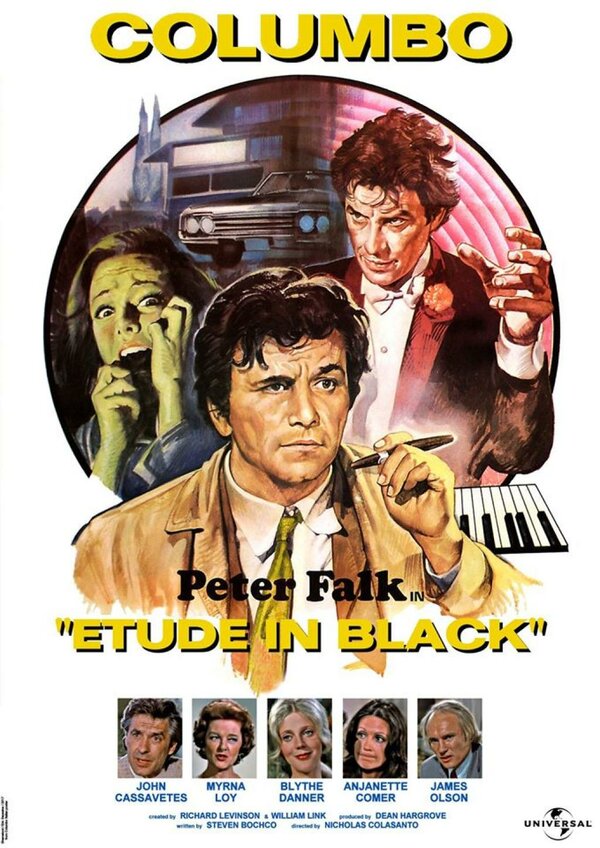 Постер: Коломбо: Этюд в чёрном (1972)