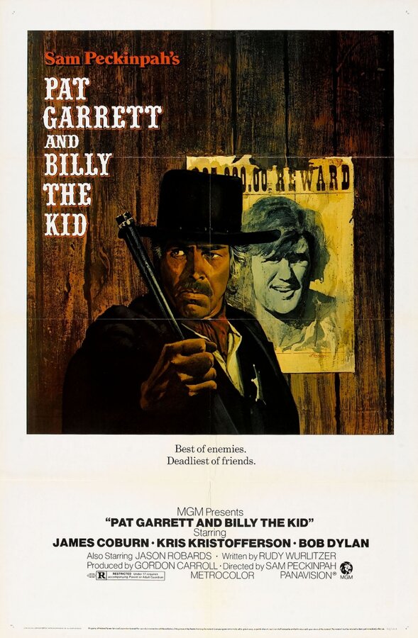 Постер: Пэт Гэрретт и Билли Кид (1973)