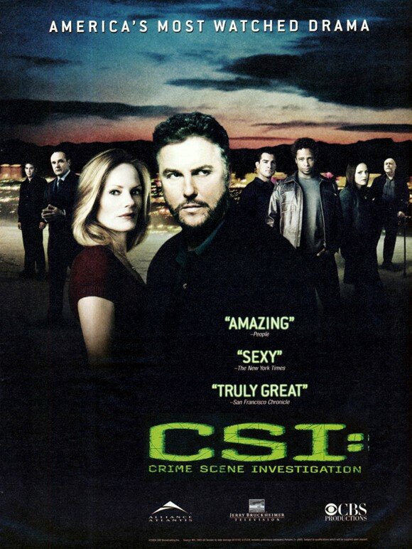 Постер: C.S.I. Место преступления (2000)
