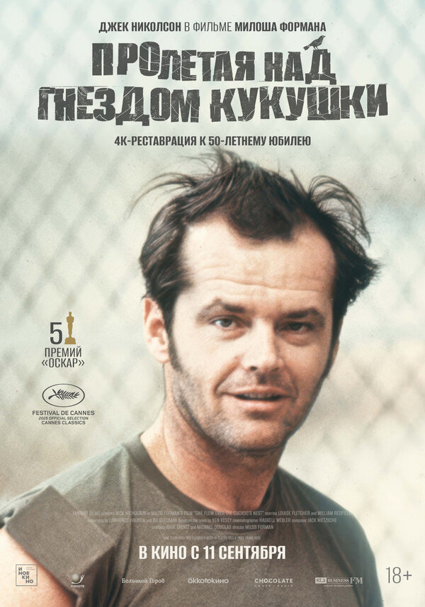 Постер: Пролетая над гнездом кукушки (1975)